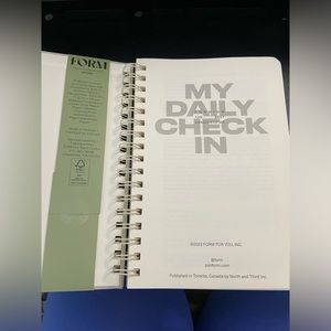 Brand New “My Daily Check In” Journal by FORM Sami Clarke